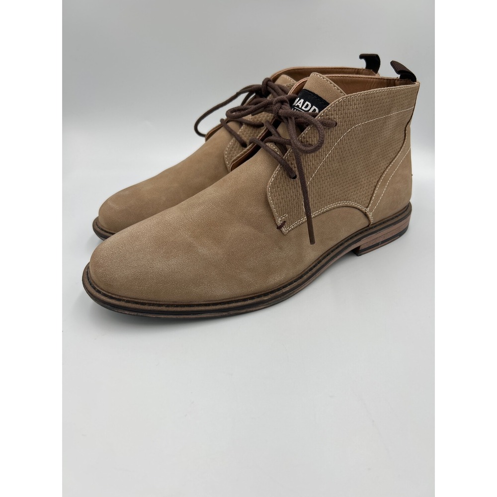 Steve Madden Mens Tan Suede Chukka Boots Size 9 Casual‎ Lace Up Desert Boot